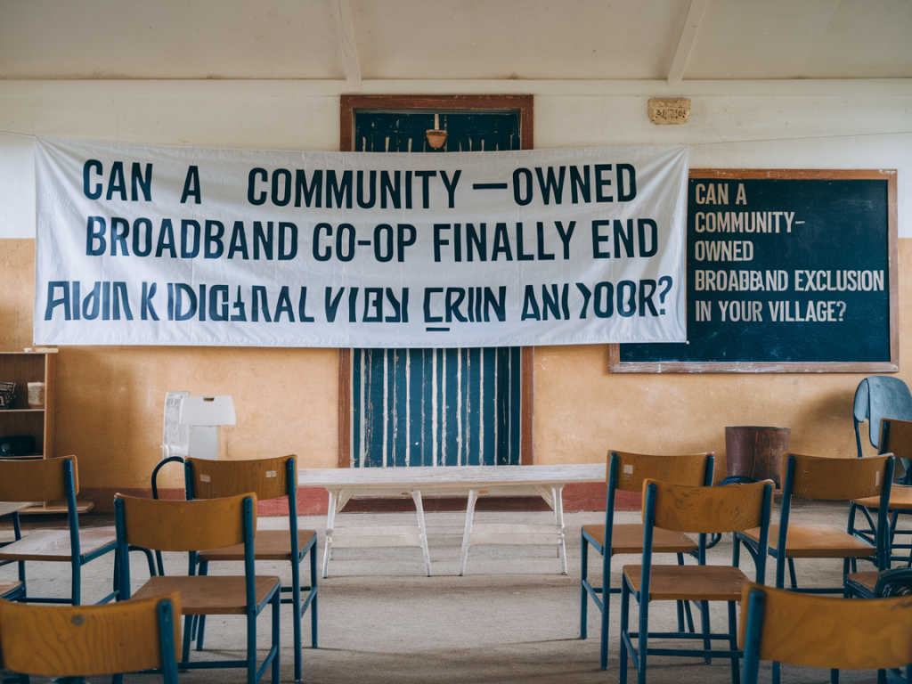 Can a community-owned broadband co‑op finally end rural digital exclusion in your village