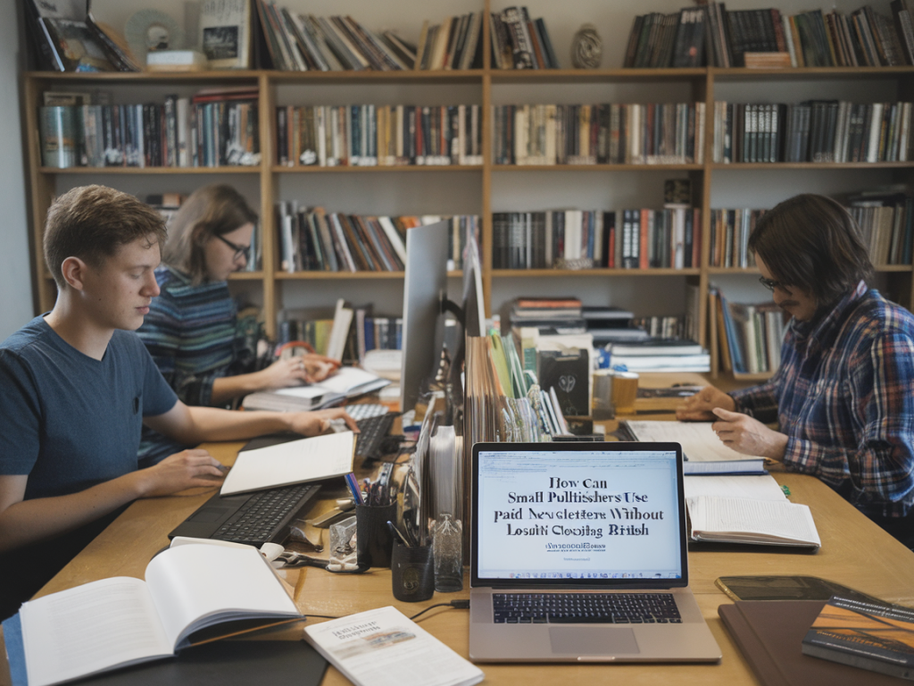 How can small publishers use paid newsletters without losing local british subscribers?