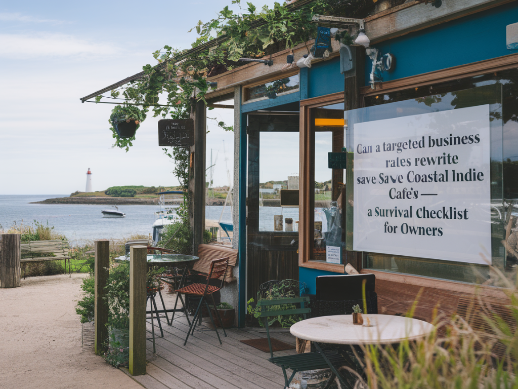 Can a targeted business rates rewrite save coastal indie cafés — a survival checklist for owners